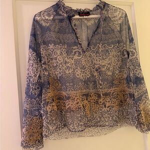 Johnny Was Mazzy Peasant Blouse